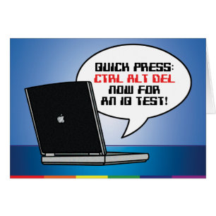 Cartões alegres - supressão do CTRL Alt