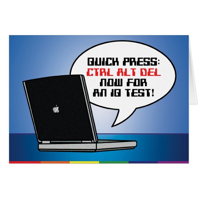 Cartões alegres - supressão do CTRL Alt (Frente Horizontal)