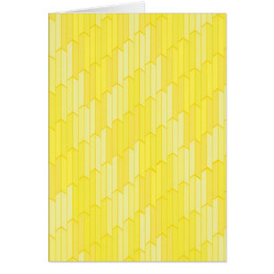 Cartões amarelos do favo de mel