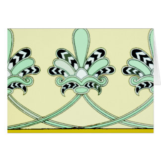 Cartões Assyrian decorativos do design