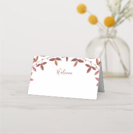 Cartões Autumn Places para um Casamento outono