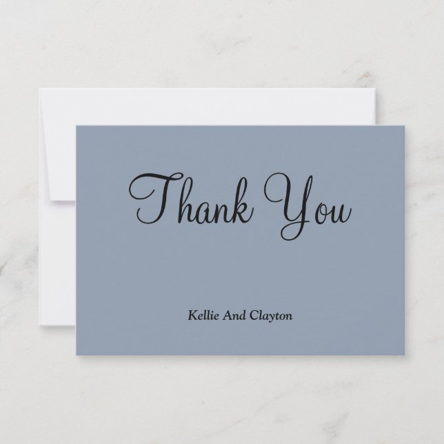 Cartões Azul Obrigado (Frente)