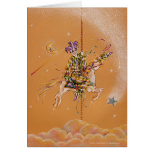 Cartões - bobo da corte do carrossel