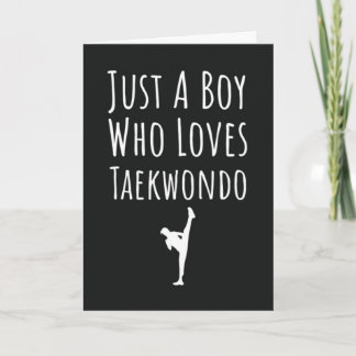 Cartões Bonitos de Taekwondo para Bebês Meninos Cr