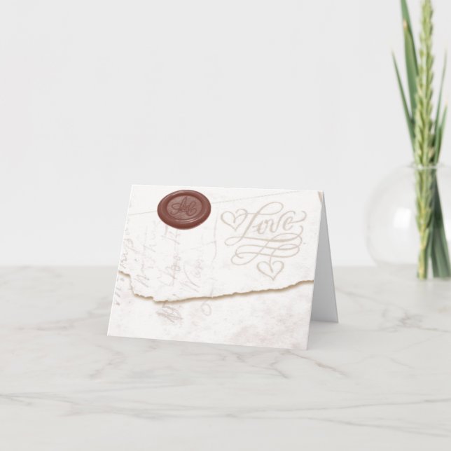 Cartões Carta de Amor (Frente)