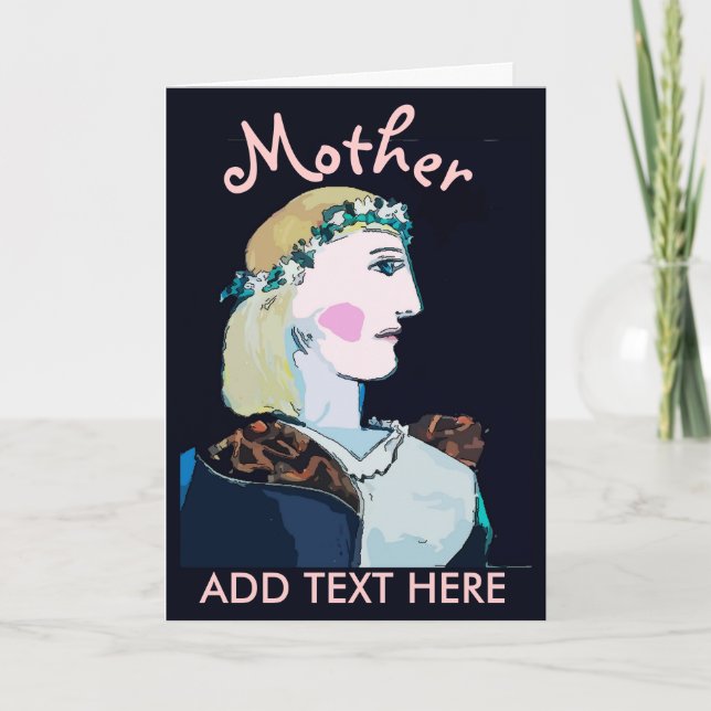 Cartões Celtas, adicionar texto de edição, (Frente)