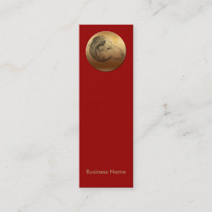 Cartões chineses do zodíaco B do ano novo da ram