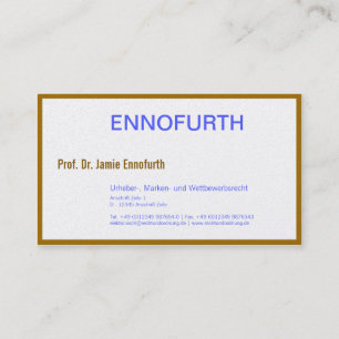 Cartões clássicos de advogado