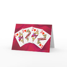 Cartões cobra e Rainha dos Corações