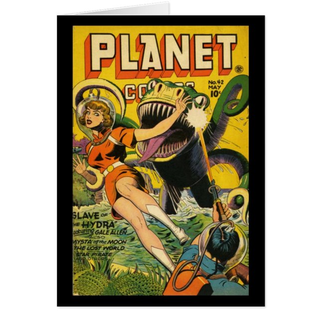 Cartões Cobrir de livros em quadrinhos (Frente)