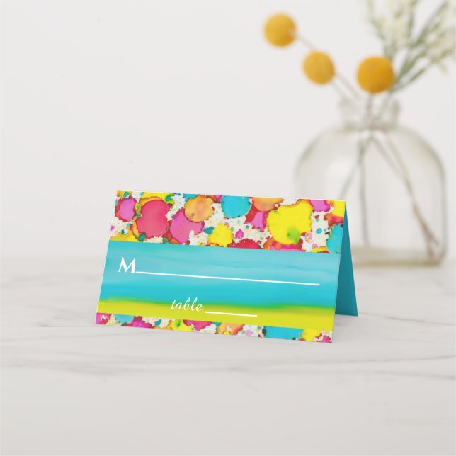 Cartões Coloridos de bar e Bat Mitzvah (Frente)