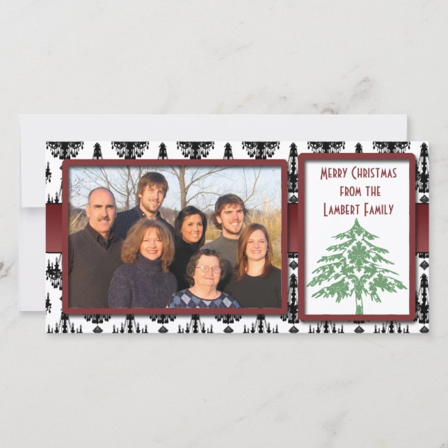 Cartões com fotos da árvore de Damasco Verde Chand (Frente)