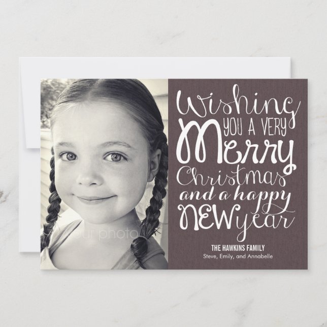 Cartões com fotos de Feriado de Mensagens Adorávei (Frente)