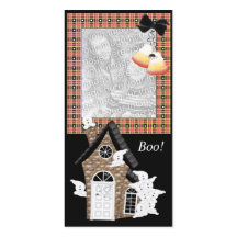 Cartões com fotos de Halloween personalizados