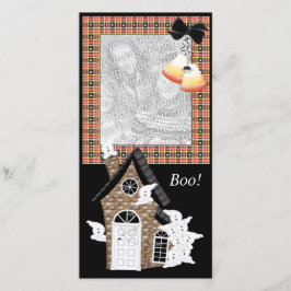 Cartões com fotos de Halloween personalizados