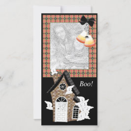 Cartões com fotos de Halloween personalizados