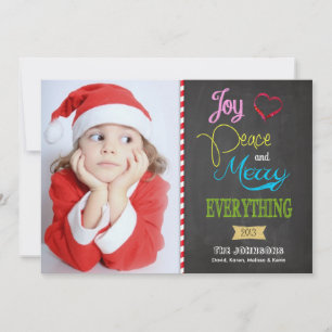 Cartões com fotos de Natal Coloridos
