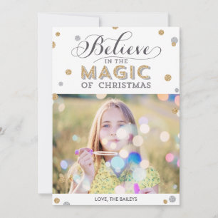 Cartões com fotos de Natal - Feriado Mágico - Bran