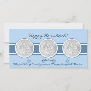 Cartões com fotos de Natal Hanukkah