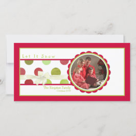 Cartões com fotos de pontos de Natal