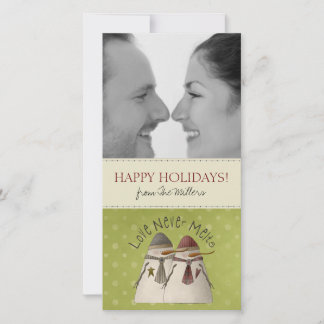 Cartões com fotos de Snowmen de Natal