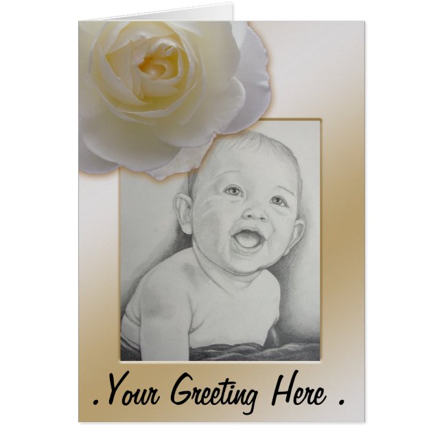 Cartões com fotos Personalizados de Cartão com fot (Frente)