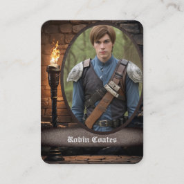 Cartões Comerciais de Coscard Medieval | Código QR