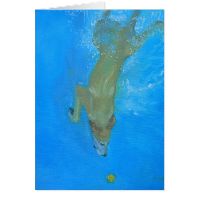 Cartões da arte de labrador retriever (Frente)