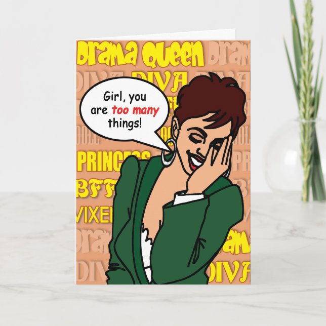 Cartões da prisão - coisas demais (Frente)