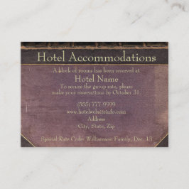 Cartões de abrigo do Hotel Vintage Book