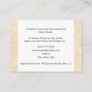 Cartões de abrigo para hotéis