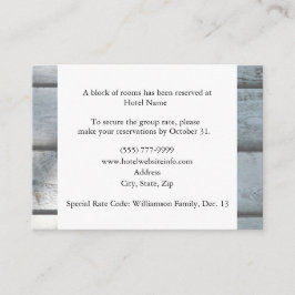 Cartões de abrigo para hotéis