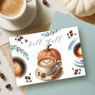 Cartões de Ação de Graças de Pumpkin Spice