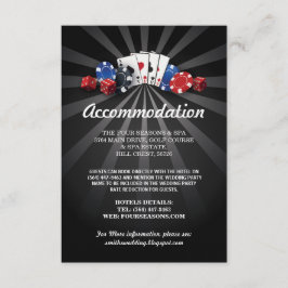 Cartões de Acomodação de Las Vegas Casamento de Ca