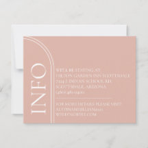 Cartões de Acompanhamento de Casamento com Acentos