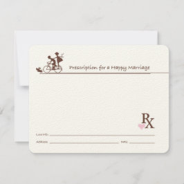 Cartões de Aconselhamento Rx Livro de Convidados p