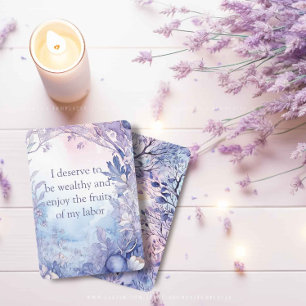 Cartões de Afirmação de Riqueza, Cartões de Medita