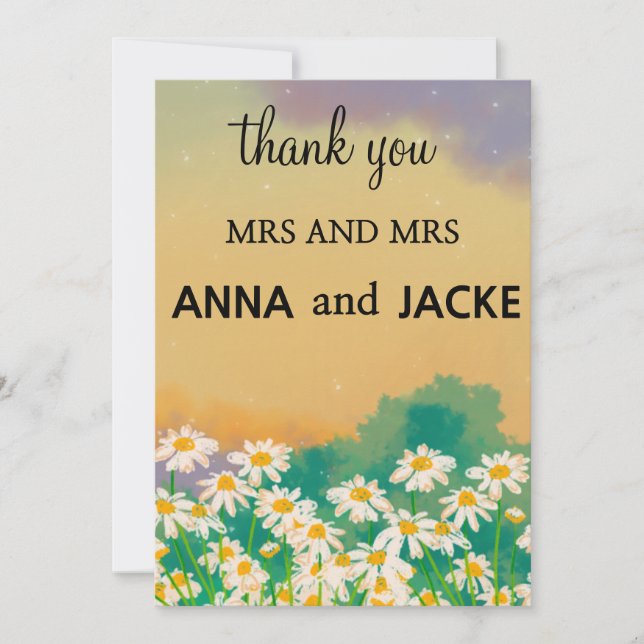 Cartões de Agradecimento (Frente)