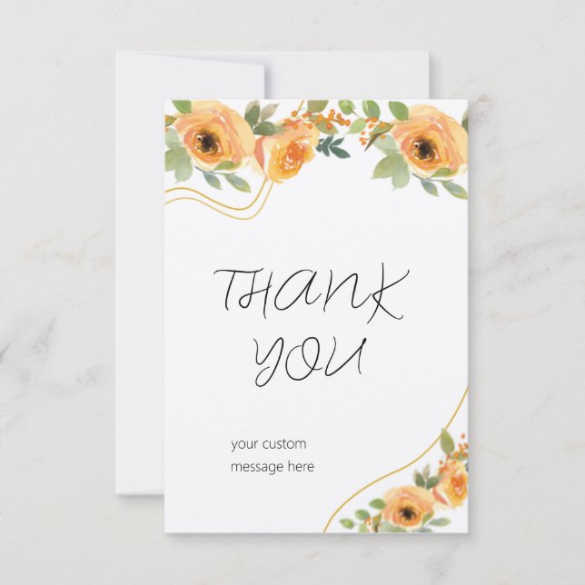 Cartões de Agradecimento  (Frente)