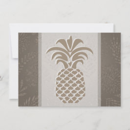 Cartões de agradecimento Abacaxi Corações