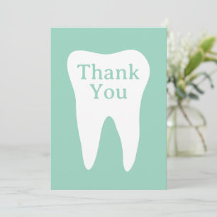 Cartões de agradecimento ao dentista para clínica