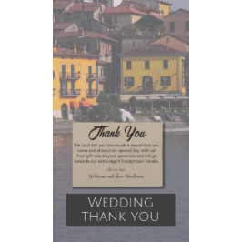 Cartões de Agradecimento Casamento kraft Cartões d
