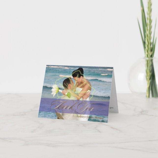 Cartões de Agradecimento com Foto (Frente)