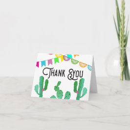 Cartões de agradecimento com tema de festa