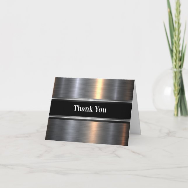 Cartões De Agradecimento Da Empresa Personalizada  (Frente)