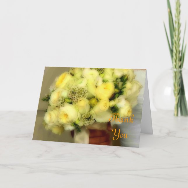 Cartões de Agradecimento de Casamento (Frente)