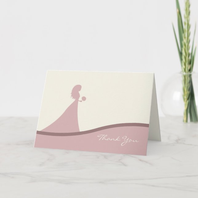 Cartões de Agradecimento de Casamento (Frente)