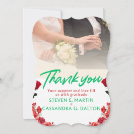 Cartões de Agradecimento de Casamento