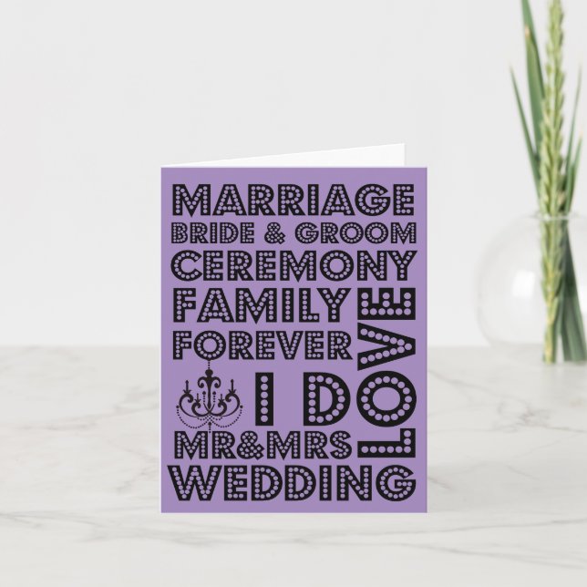Cartões de Agradecimento de Casamento ao Estilo de (Frente)