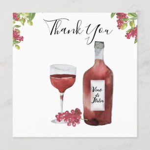 Cartões de Agradecimento de Casamento Benvenuti It